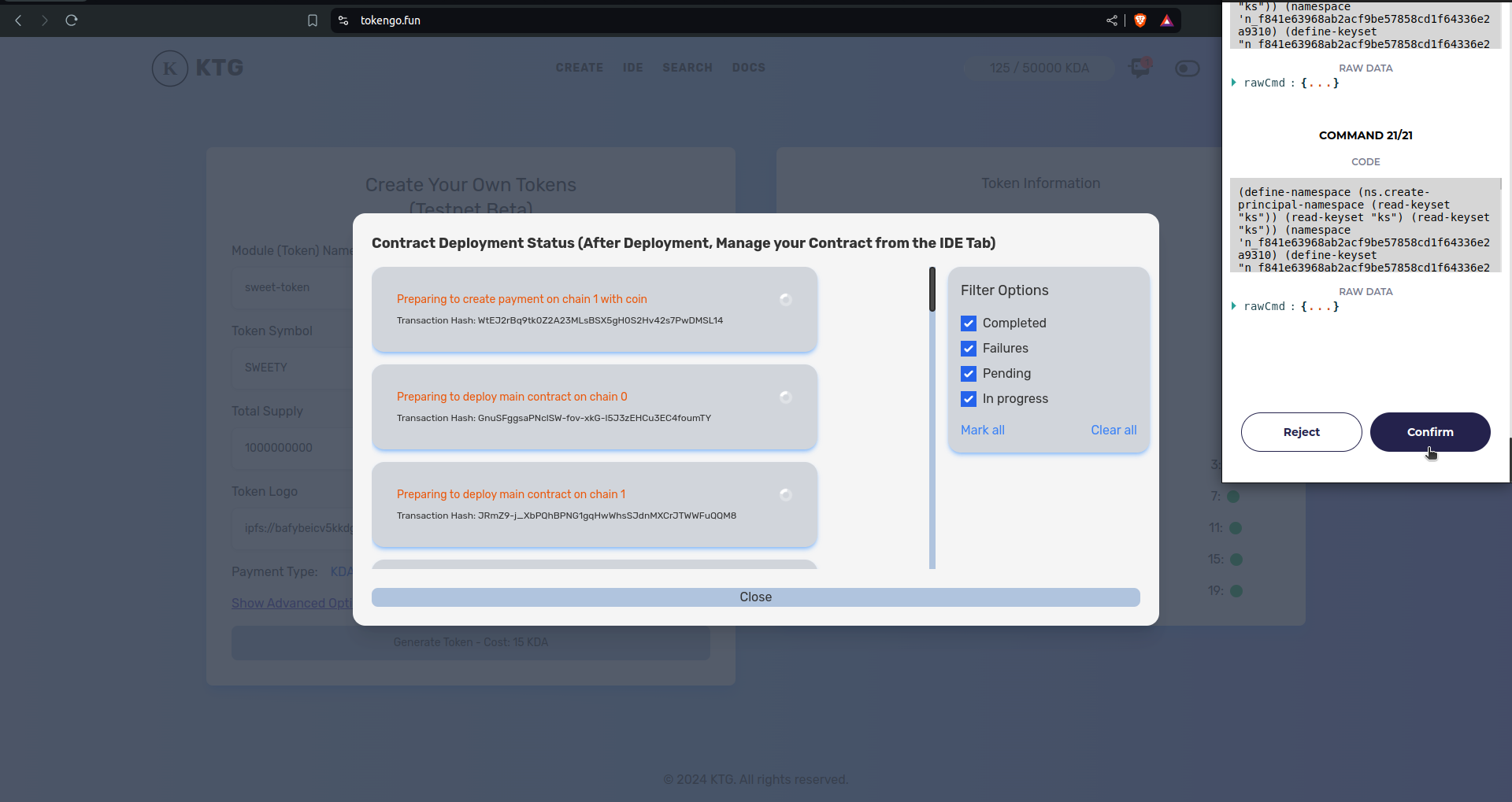 submit Transaction
