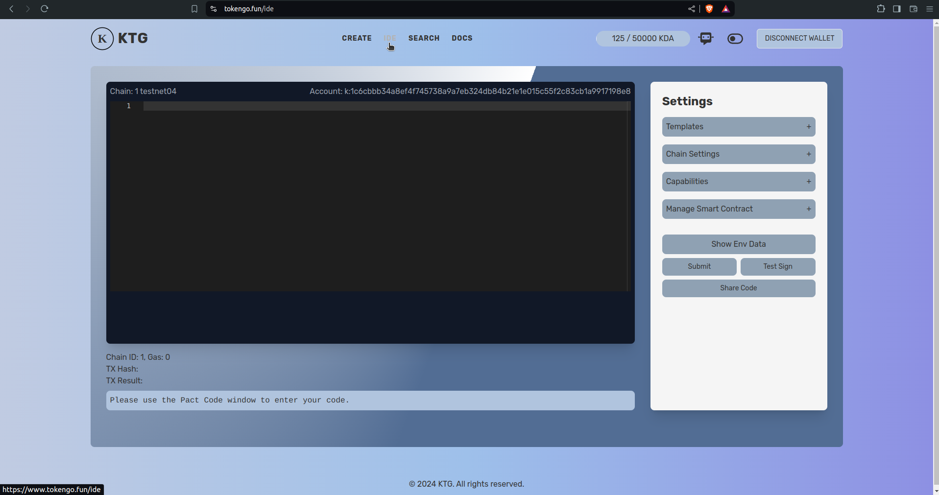 ide initial