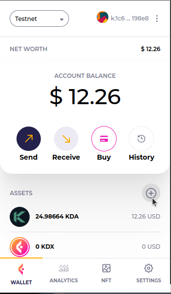 adding token to wallet