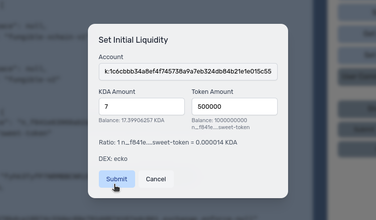 liquidity form