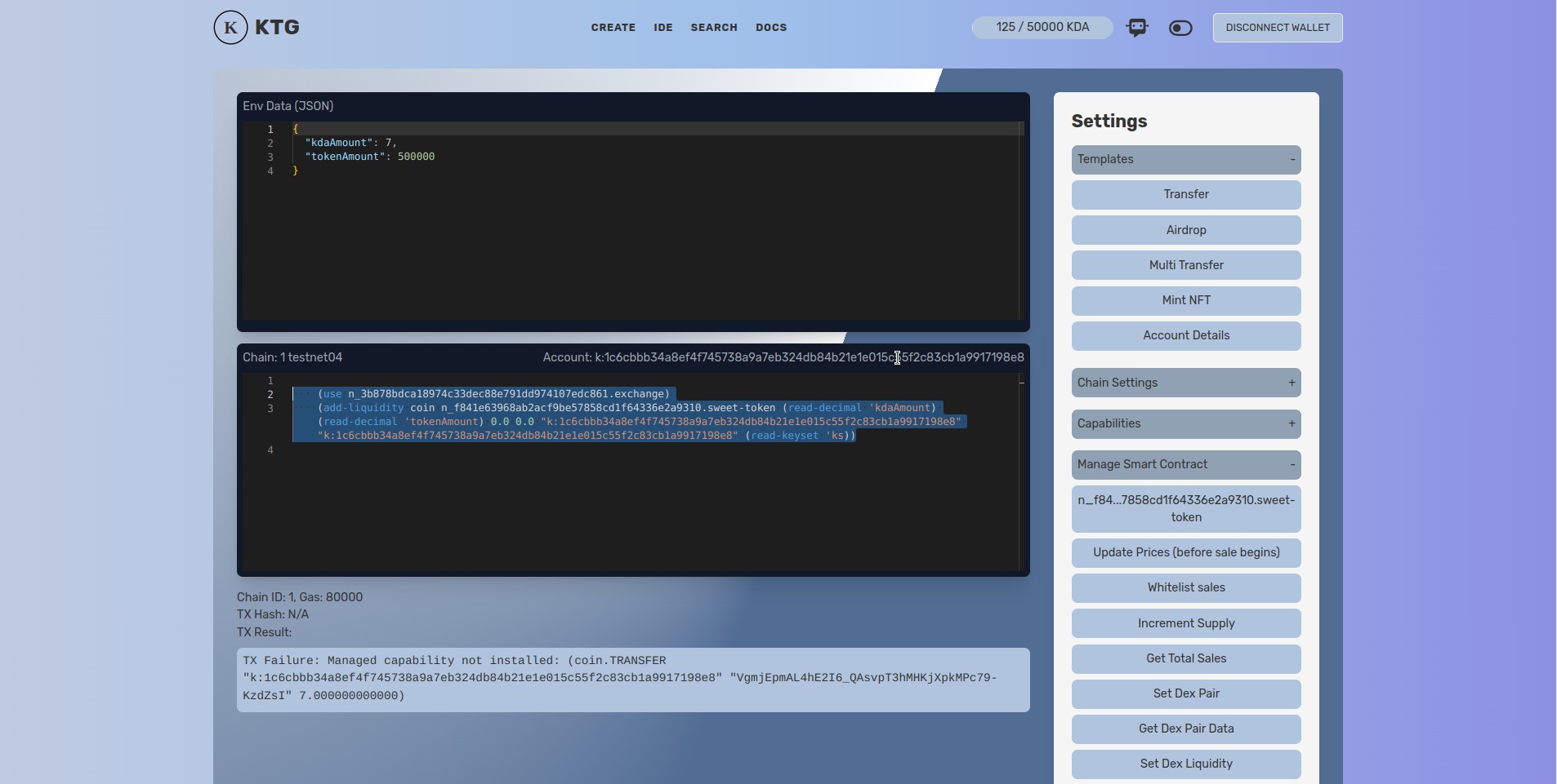 env data